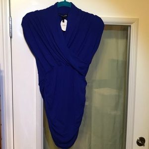 Isabella Oliver royal blue urban ruched top dress